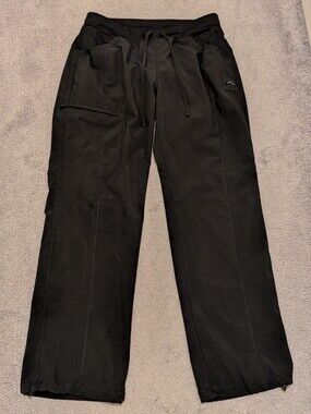Cherokee Infinity Women's 4 Pocket Stretch Drawstring Scrub Pants Medium Black